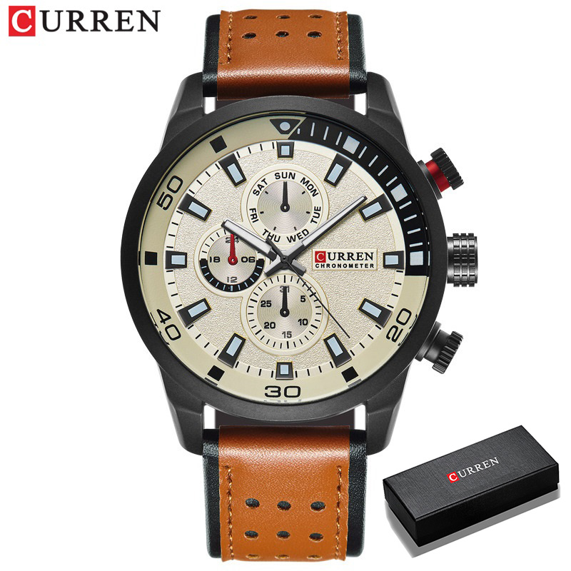 Luxury Watch Brands Logo - 2017 CURREN Stylish Watch Men Luxury