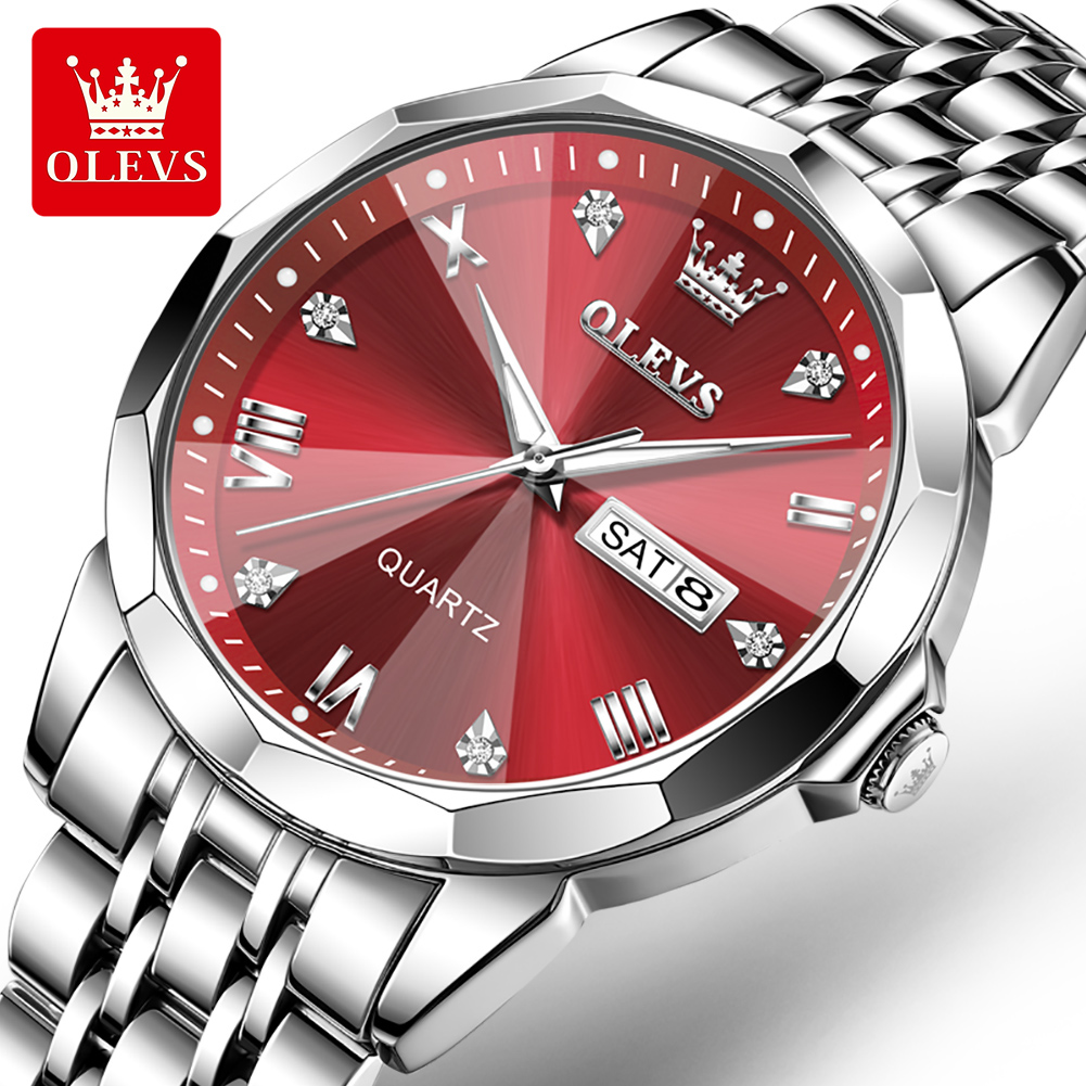 OLEVS Brand Original Business  - Luxury Watch Brands Logo recension och pris