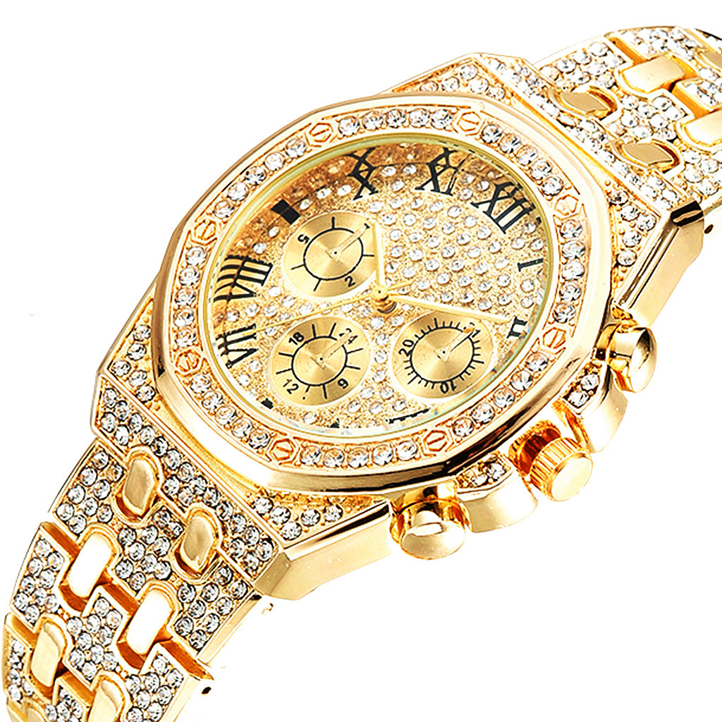 Men Watch Set Necklace+Watch+B - Luxury Watch Miami recension och pris