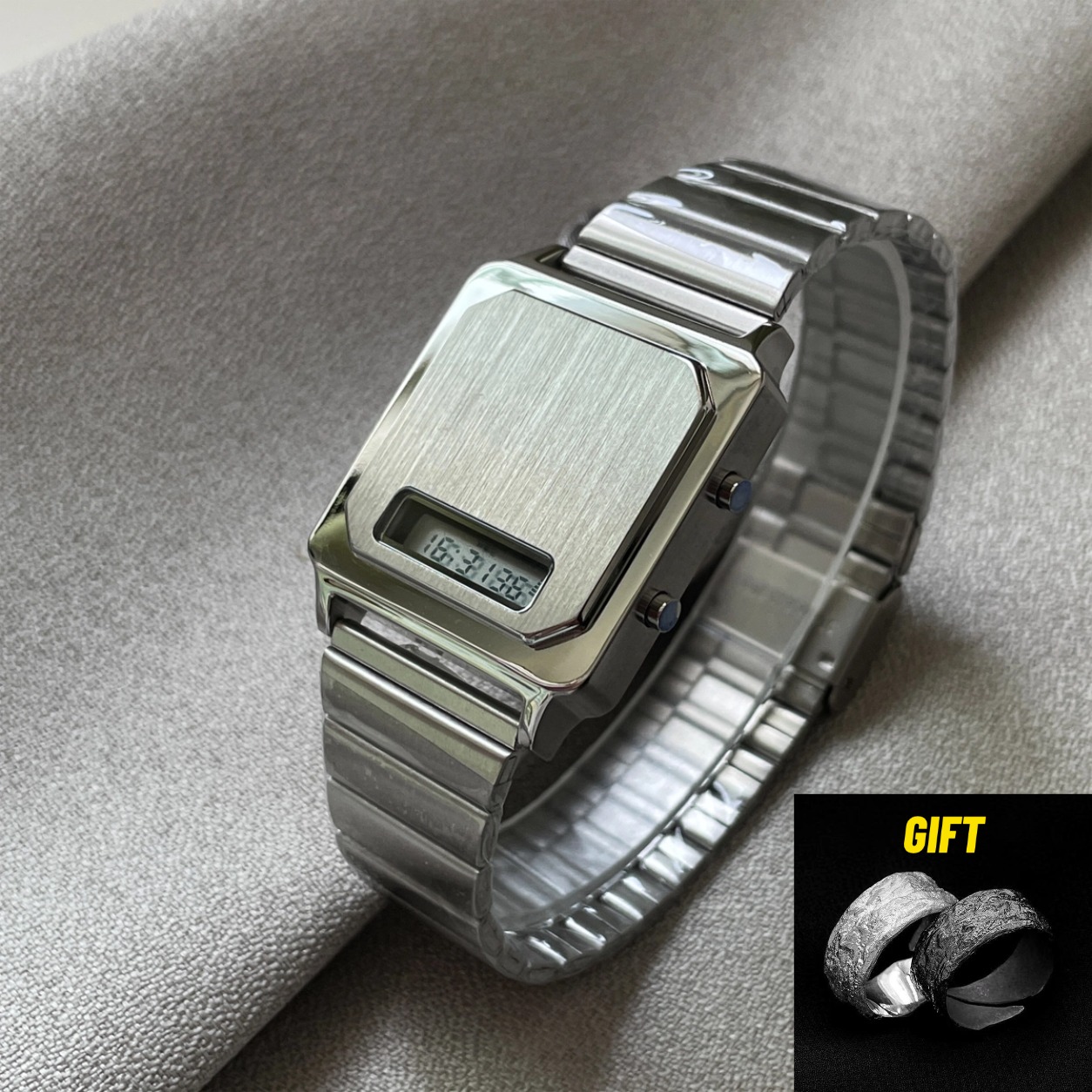 CILOA New Square Electronic Wa - Luxury Watch Holder For Men recension och pris