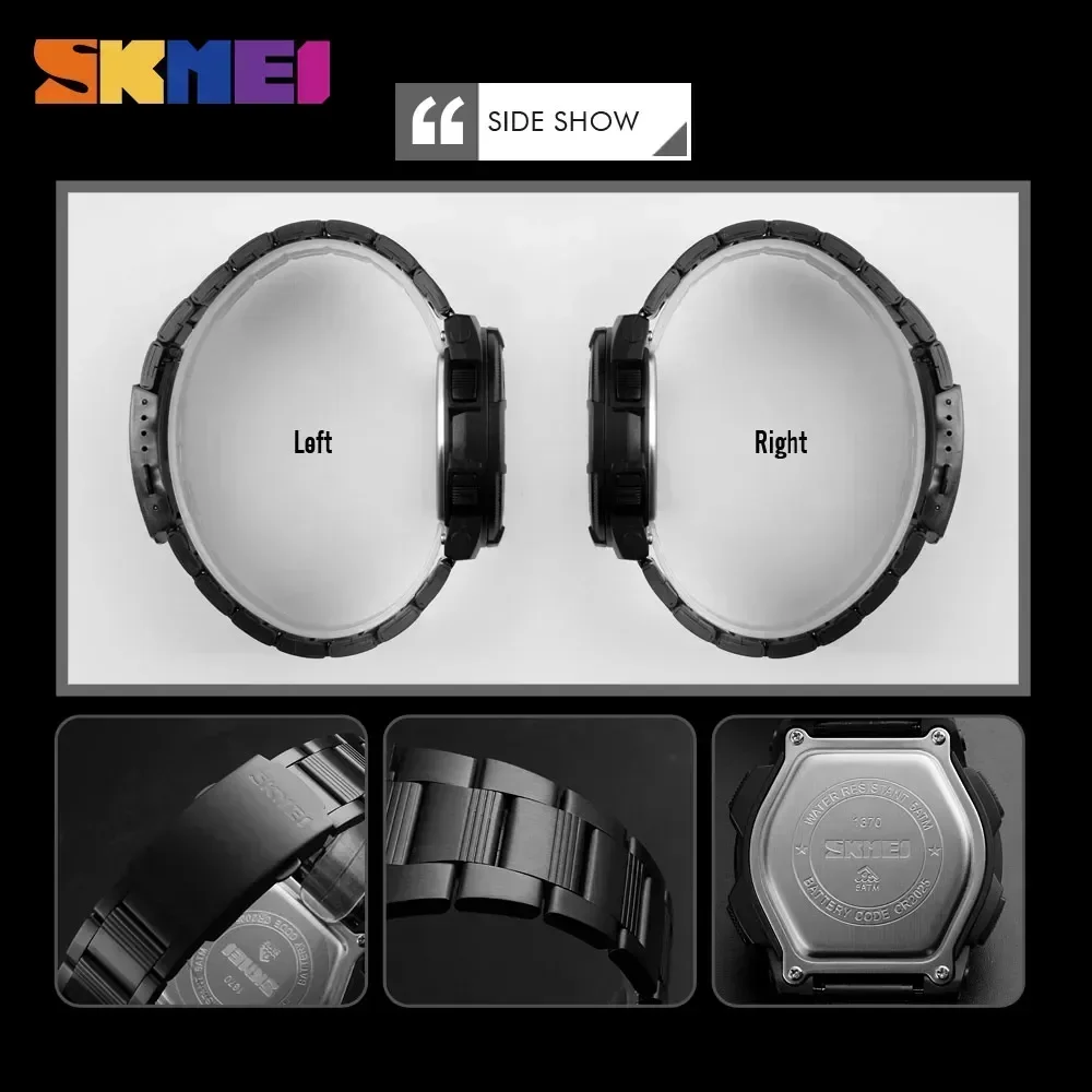 SKMEI 1370 Luxury Full Steel B - Luxury Watch Time recension och pris