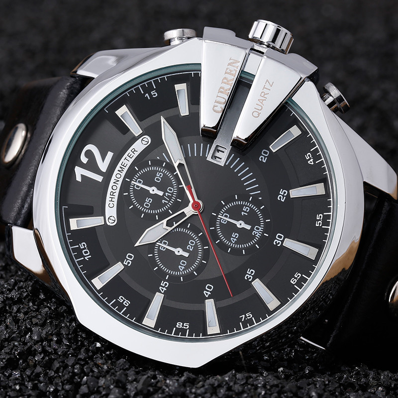 Curren Mens Watches Top Brand  - Luxury Watch Holder For Men recension och pris