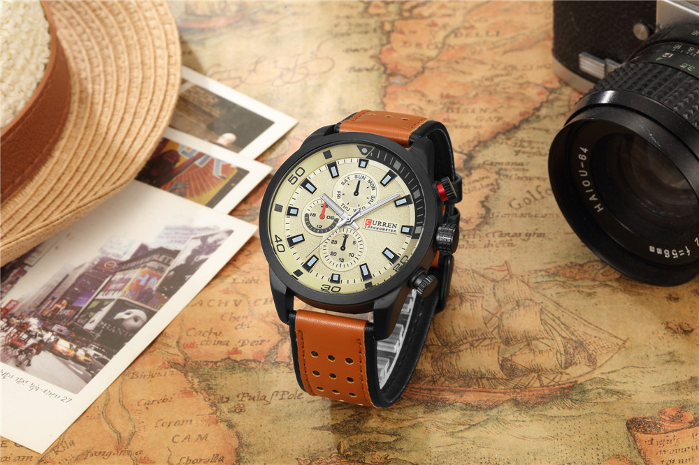 2017 CURREN Stylish Watch Men  - Luxury Watch Brands Logo recension och pris