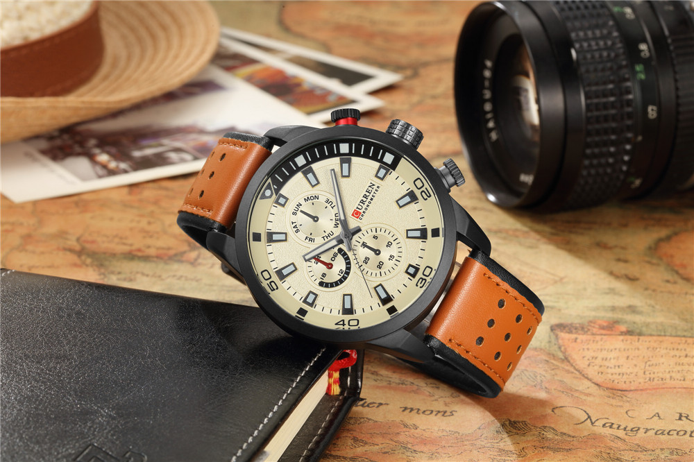 2017 CURREN Stylish Watch Men  - Luxury Watch Brands Logo recension och pris