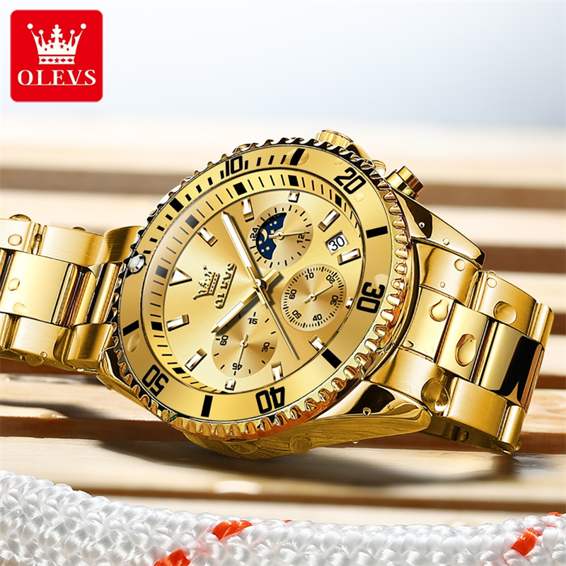 OLEVS Watch Men Top Brand Luxu - Luxury Watch Brands Logo recension och pris