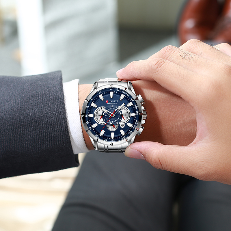 CURREN Wrist Watch Men Waterpr - Luxury Watch Brands Logo recension och pris