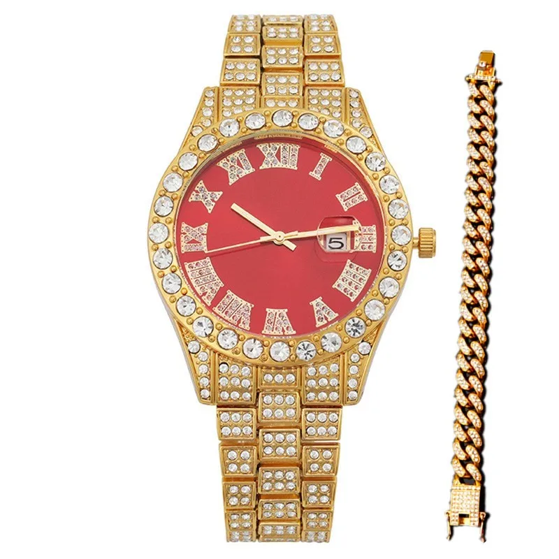 New Gold Color Watch &  Bracel - Luxury Watch Miami recension och pris