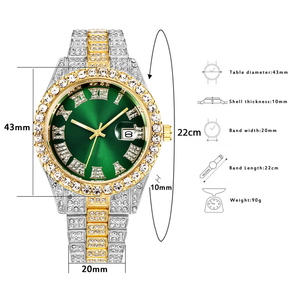 Full Iced Out Bracelet Men Bli - Luxury Watch Miami recension och pris