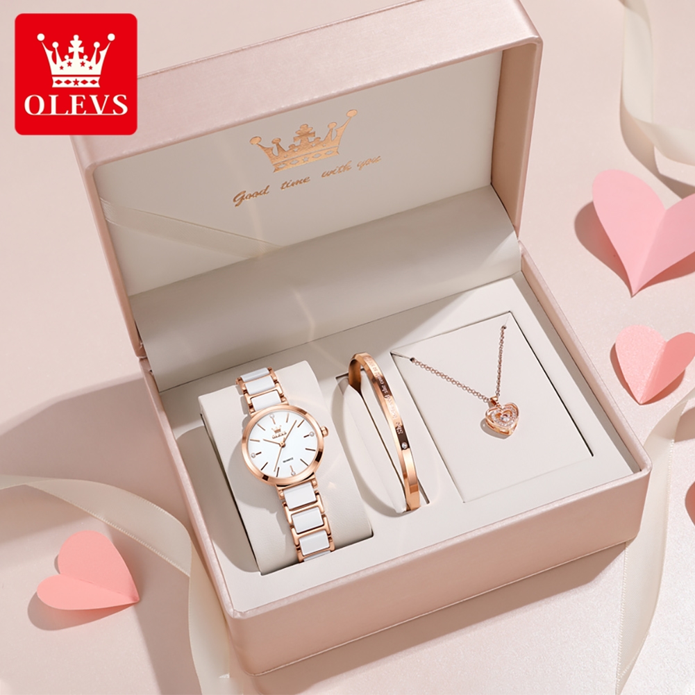 OLEVS Women Watch 5877 Luxury  - Luxury Watch Straps recension och pris