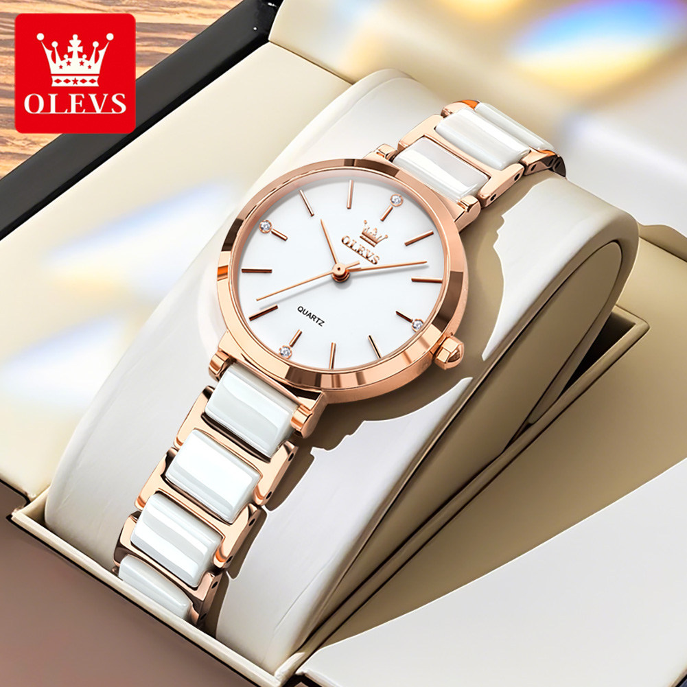 OLEVS Women Watch 5877 Luxury  - Luxury Watch Straps recension och pris
