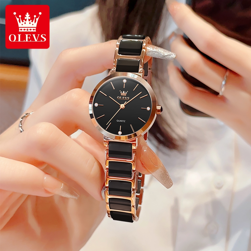 OLEVS Women Watch 5877 Luxury  - Luxury Watch Straps recension och pris