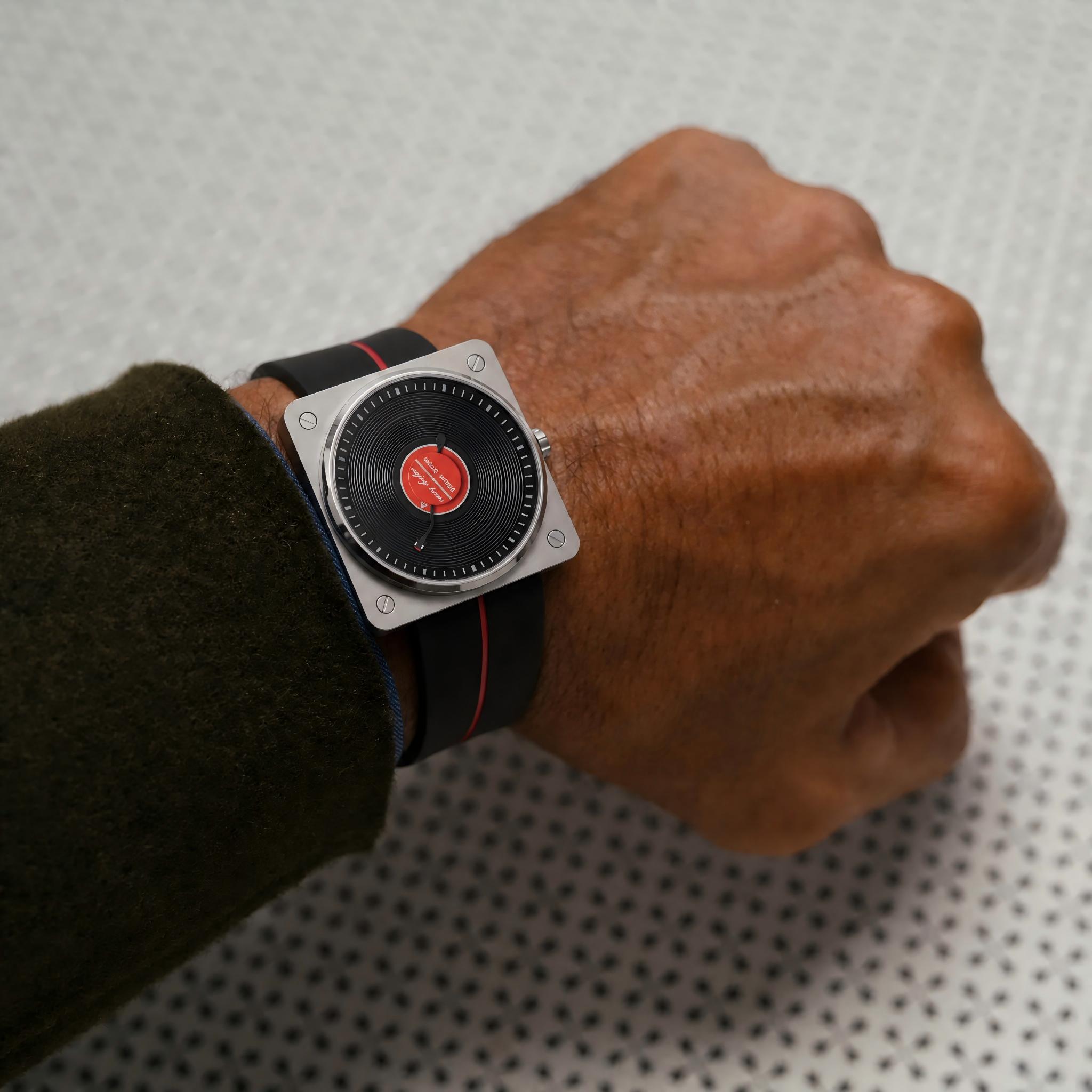 SKU Vinyl Record Quartz Men's  - Luxury Watch Holder For Men recension och pris