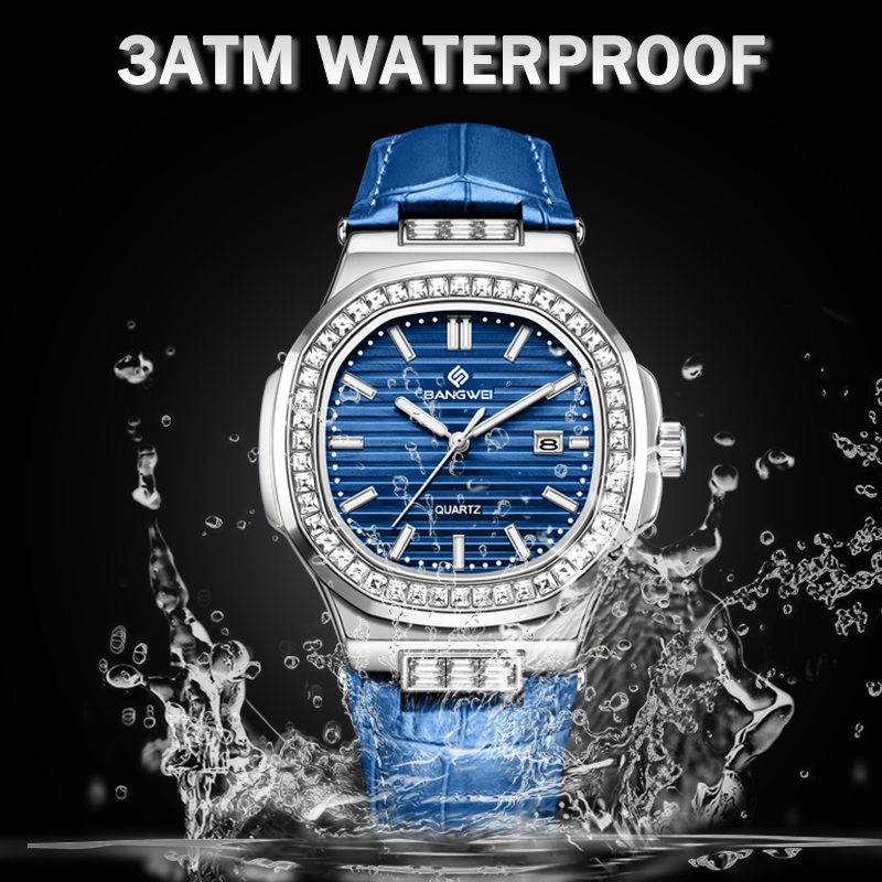 BANGWEI Top Brand Luxury Mens  - Luxury Watch Holder For Men recension och pris