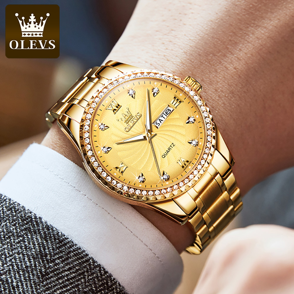 OLEVS 5565 Luxury Brand Quartz - Luxury Watch Brands Logo recension och pris