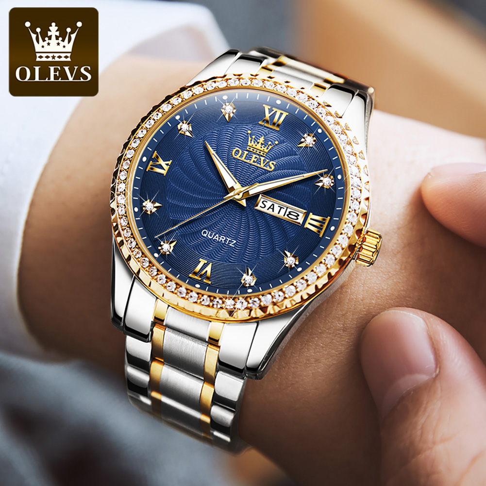 OLEVS 5565 Luxury Brand Quartz - Luxury Watch Brands Logo recension och pris