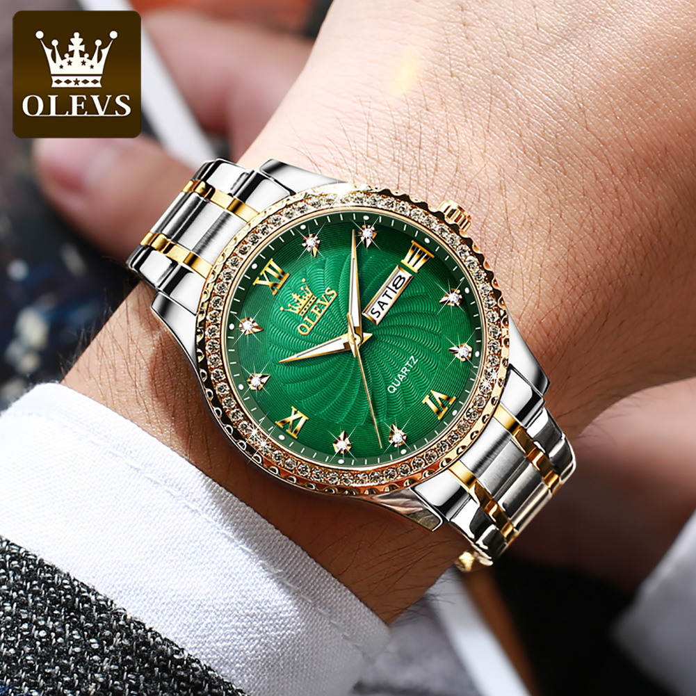 OLEVS 5565 Luxury Brand Quartz - Luxury Watch Brands Logo recension och pris