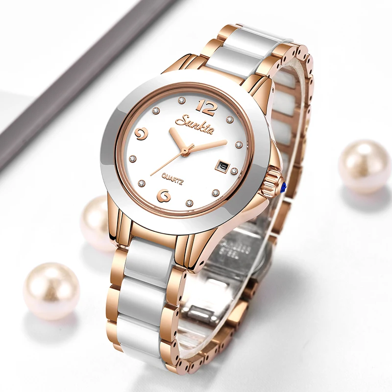 Sunkta Fashion Casual Quartz W - Luxury Watch Diamond recension och pris