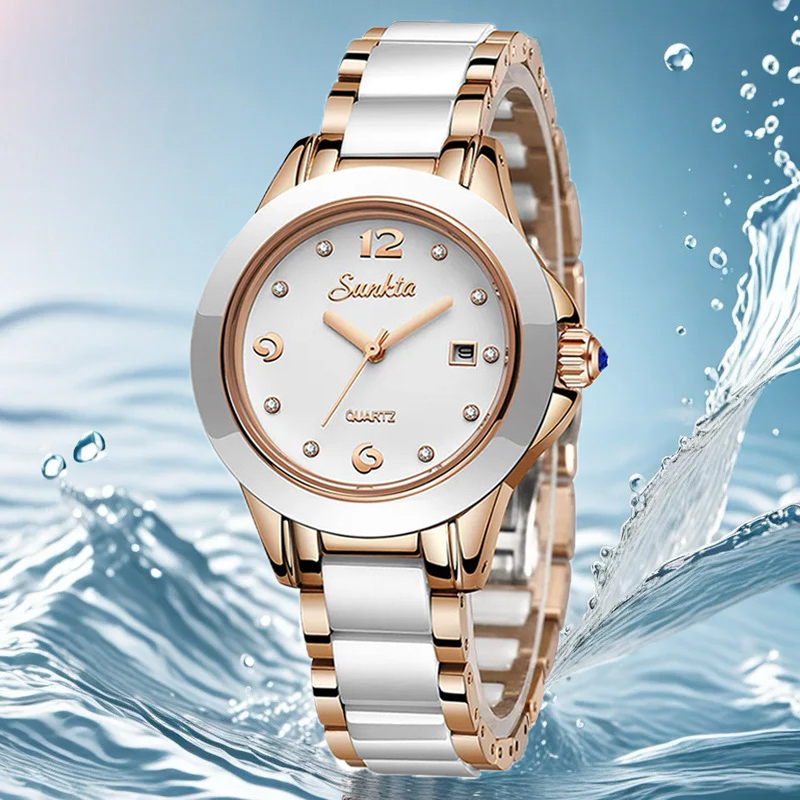 Sunkta Fashion Casual Quartz W - Luxury Watch Diamond recension och pris