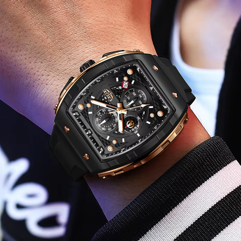 LIGE Top Brand Luxury Men Watc - Luxury Watch Brands Logo recension och pris