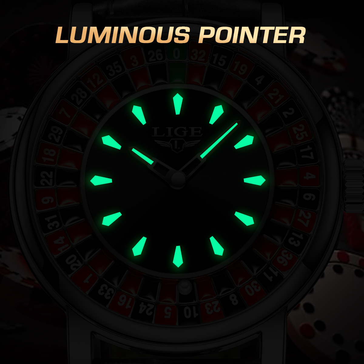 LIGE Men Watch Top Brand Luxur - Luxury Watch Holder For Men recension och pris