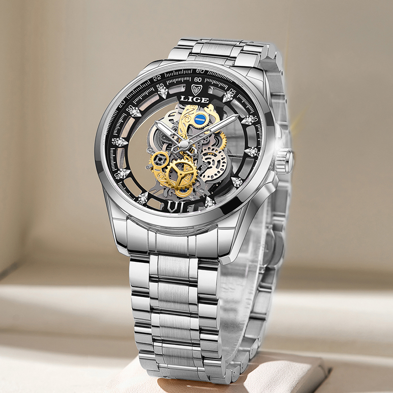 LIGE Fashion Top Luxury Men's  - Luxury Watch Brands Logo recension och pris