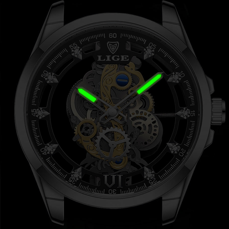 LIGE Fashion Top Luxury Men's  - Luxury Watch Brands Logo recension och pris