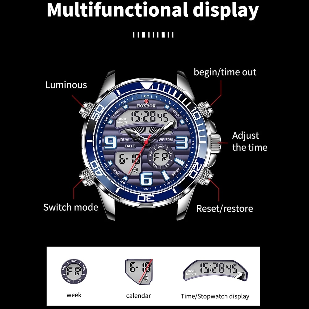 2024 Top Brand Luxury Digital  - Luxury Watch Holder For Men recension och pris