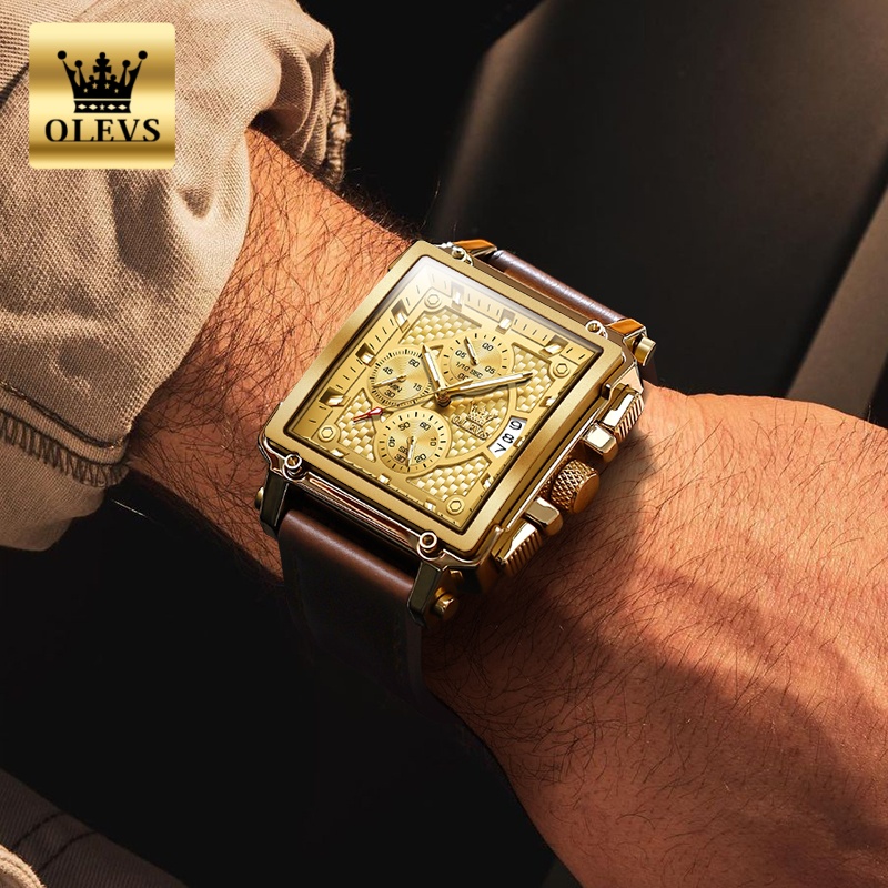 OLEVS Brand Mens Watches Water - Luxury Watch Brands Logo recension och pris