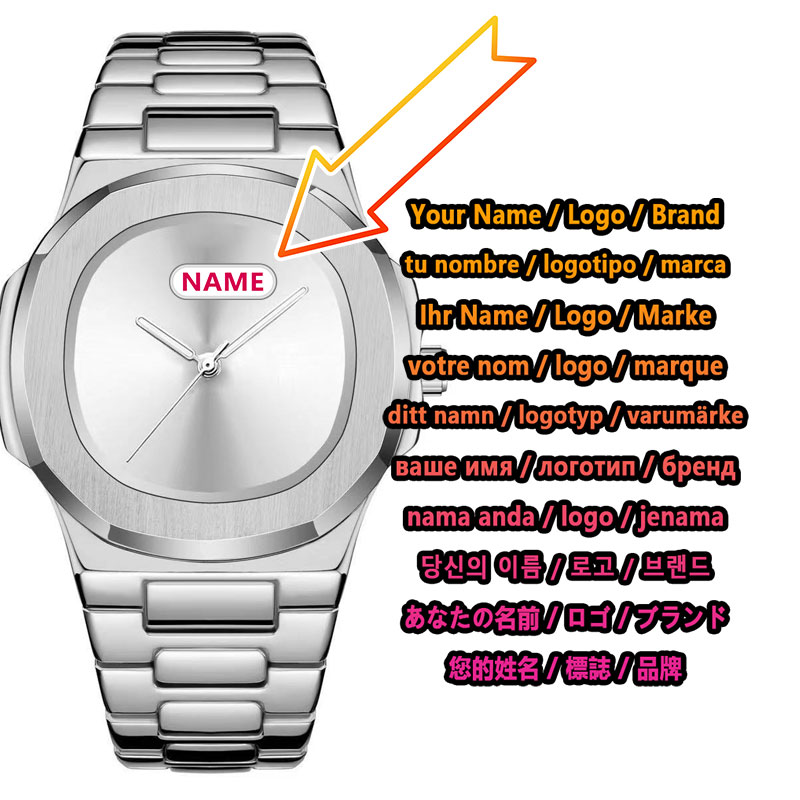 Custom Logo Men's Quartz Watch - Luxury Watch Brands Logo recension och pris