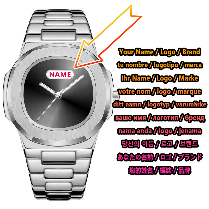 Custom Logo Men's Quartz Watch - Luxury Watch Brands Logo recension och pris