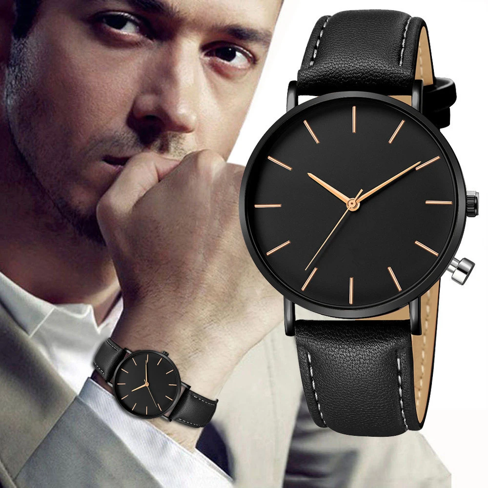 Simple Style Analog Quartz Men - Luxury Watch Brands Logo recension och pris