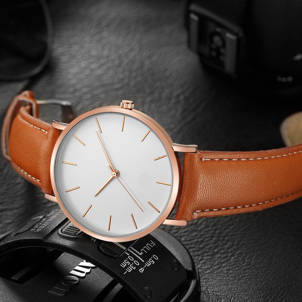 Simple Style Analog Quartz Men - Luxury Watch Brands Logo recension och pris