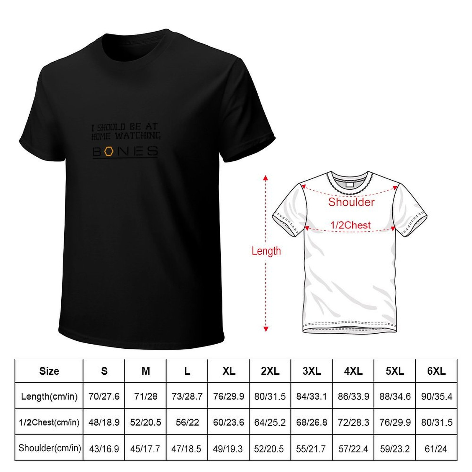 Watching Bones T-Shirt man t s - Luxury Watch China recension och pris